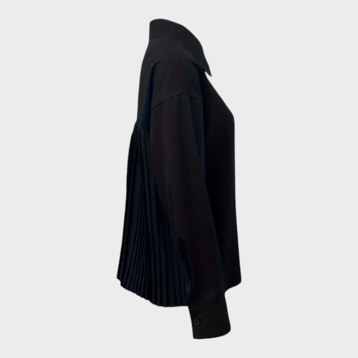 Jackielyn | Elegantní Plisovaná Blůza Monochromatická
