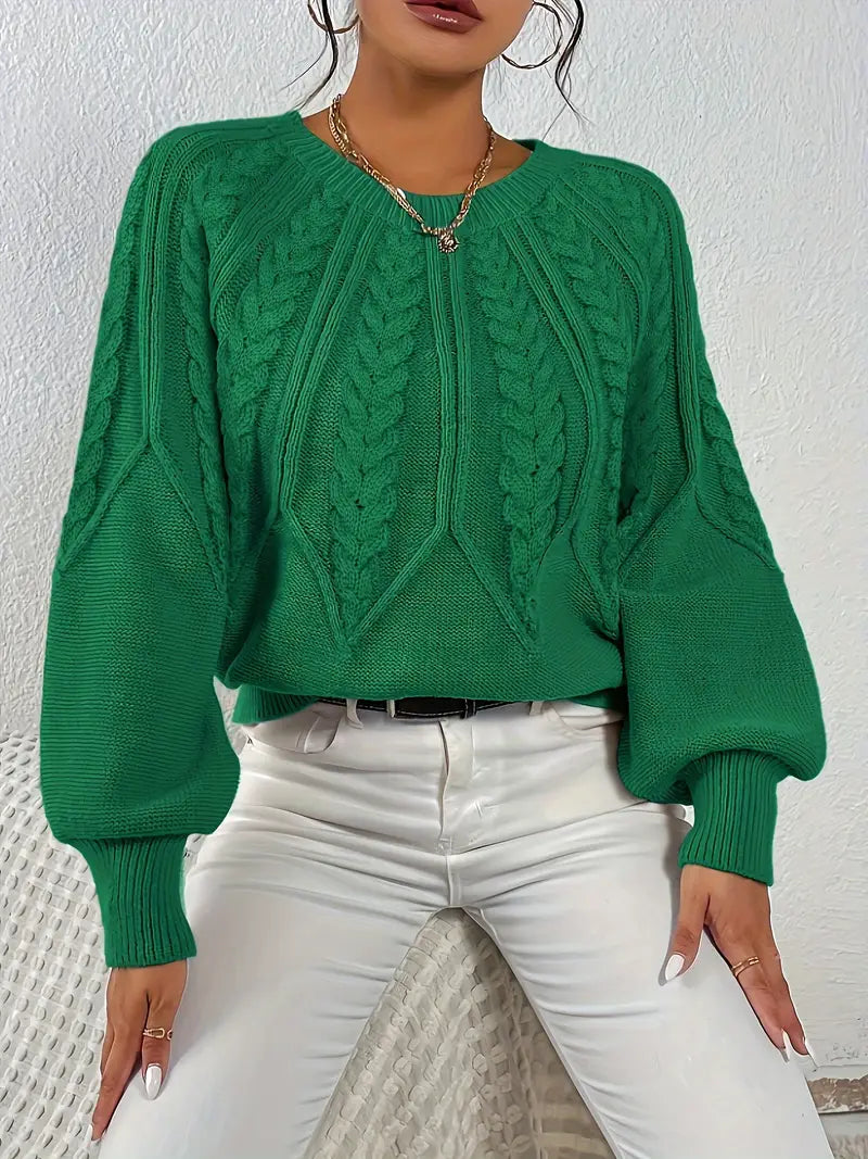 Özden - Elegantní Svetr s Dlouhým Rukávem