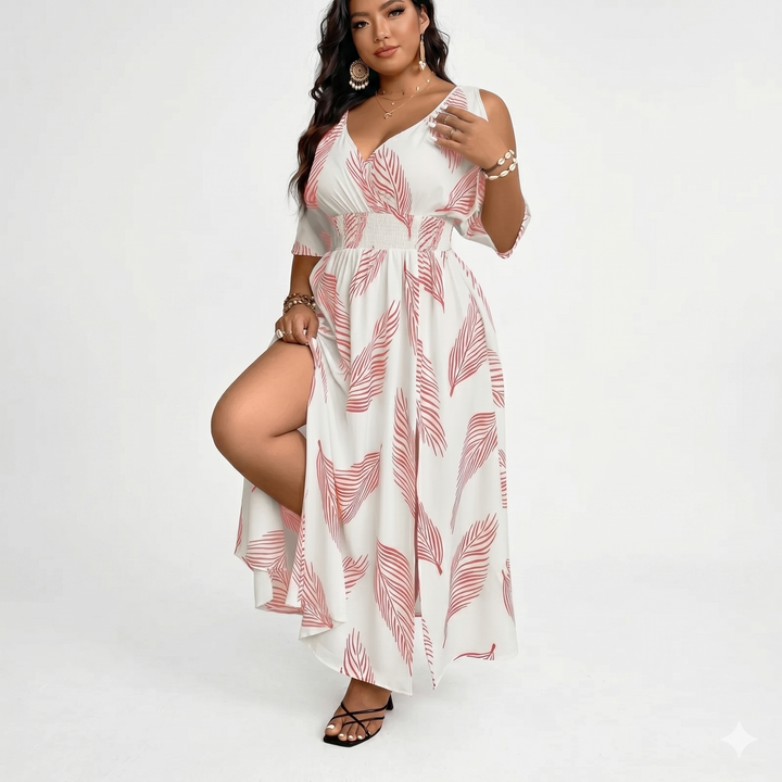 WAVENA – Boho styl šatů s odhalenými rameny