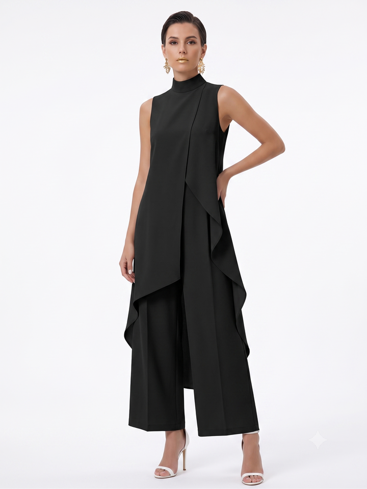 Martina | Elegantní dlouhé monokryté šaty