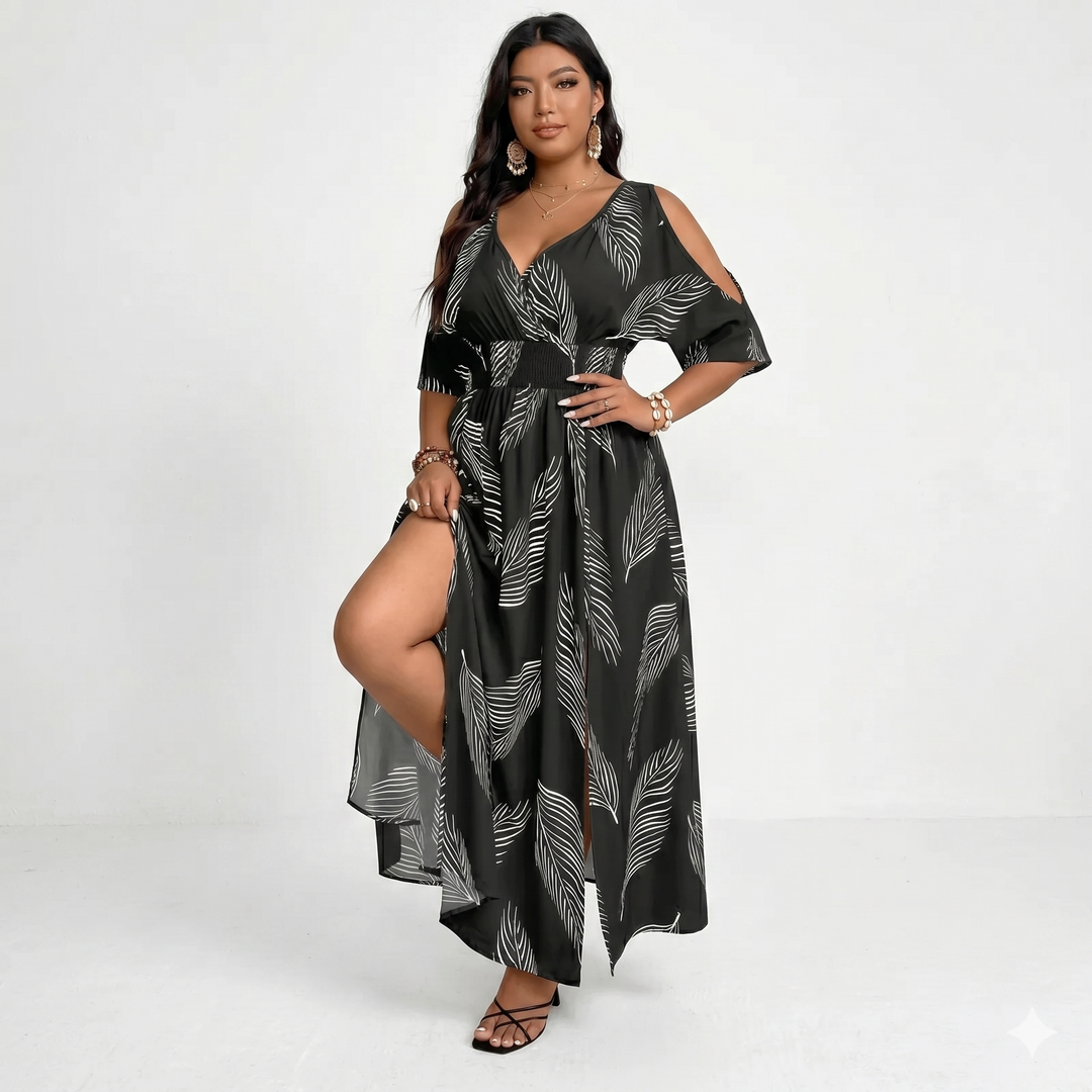 WAVENA – Boho styl šatů s odhalenými rameny