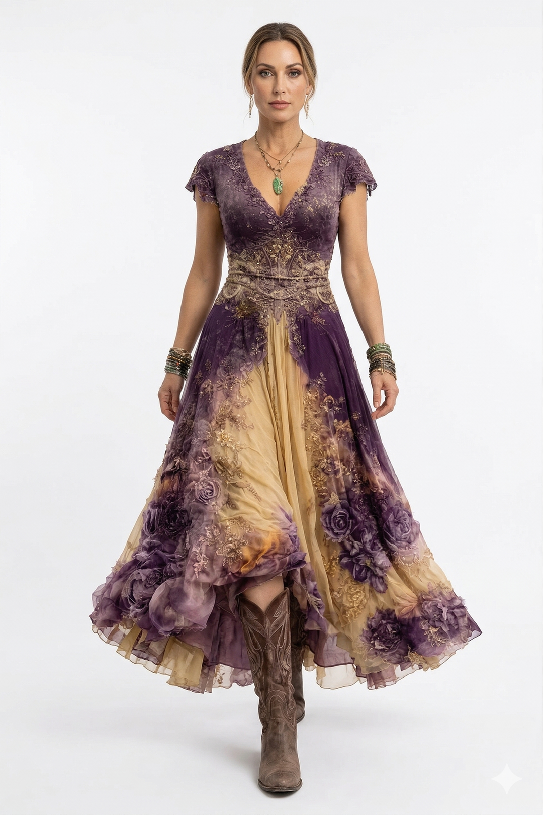 Florenza – Elegantní a Působivé Květinové Šaty