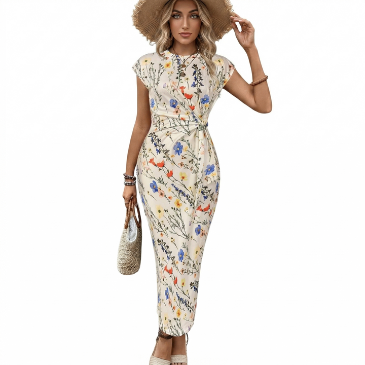 Skārlets - Kostkované Bodycon Šaty s Páskem
