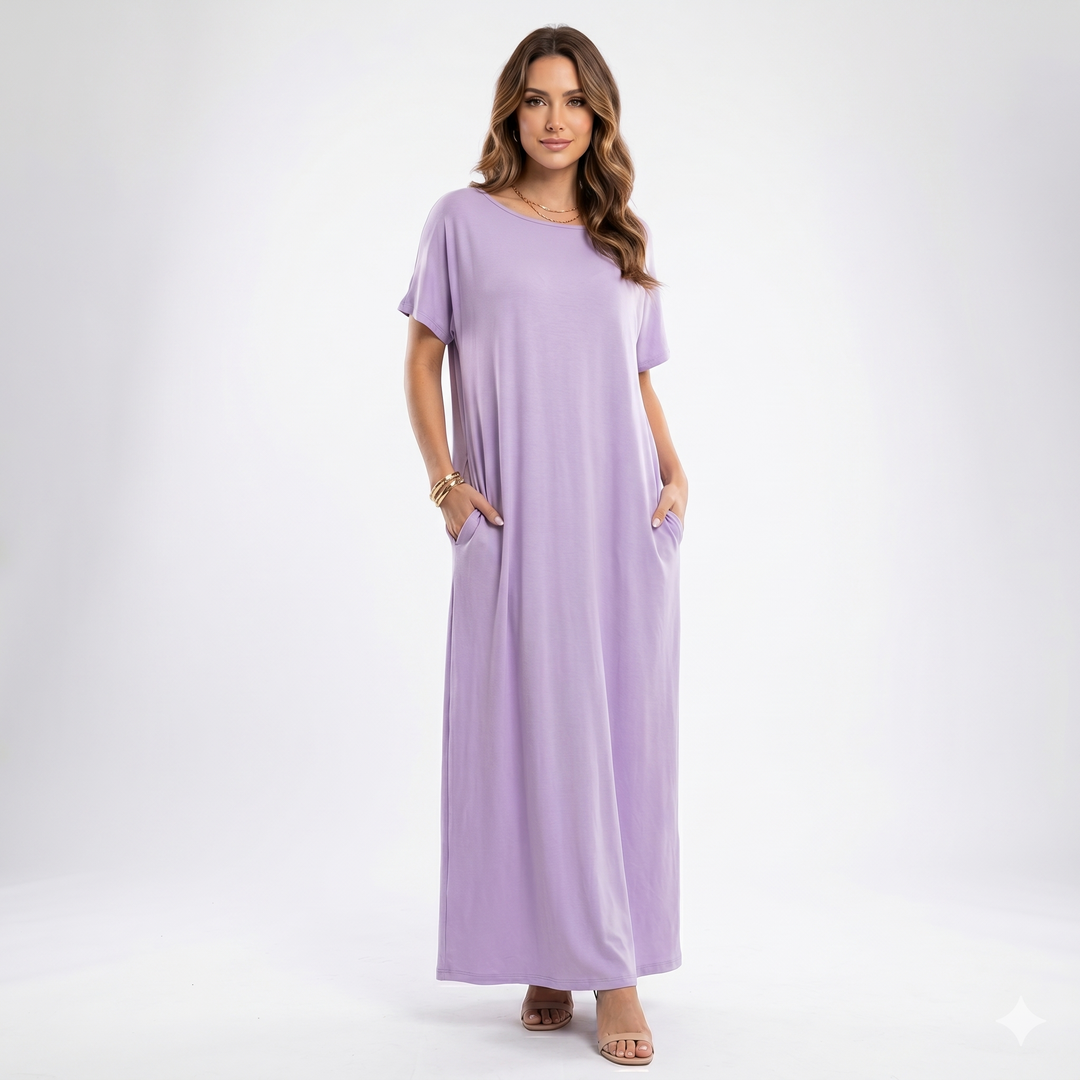 Ulīssa - Maxi šaty s odhalenými rameny