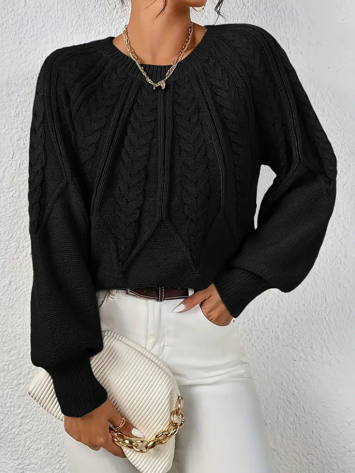 Özden - Elegantní Svetr s Dlouhým Rukávem