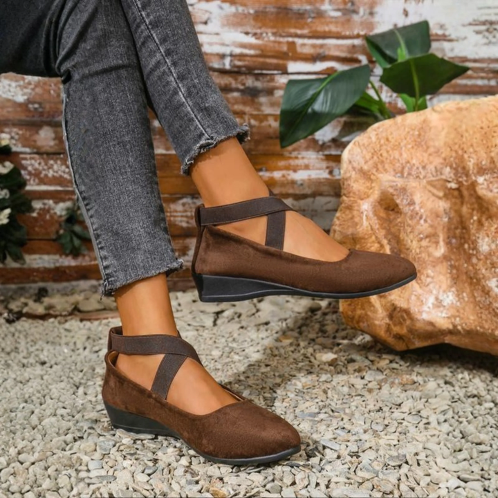 ANDĚL™ - Komfortní Uzavřené Wedge Slip-On Boty