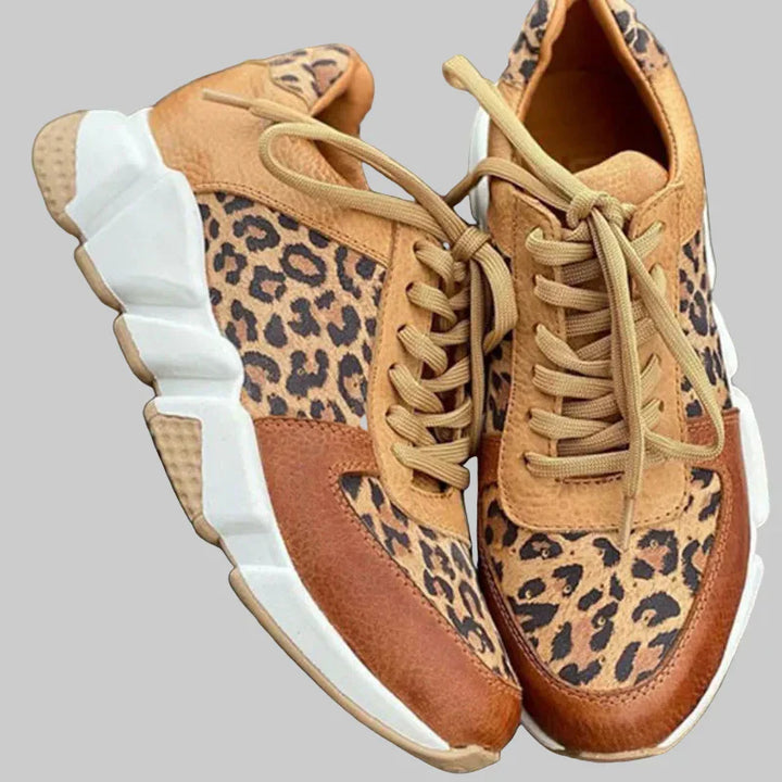 Crissa | comfortable sportovní boty s leopardím vzorem
