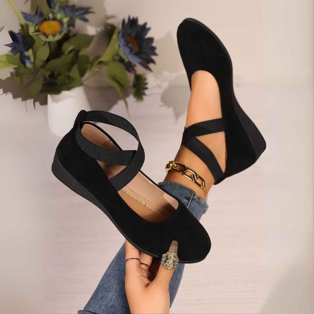 ANDĚL™ - Komfortní Uzavřené Wedge Slip-On Boty