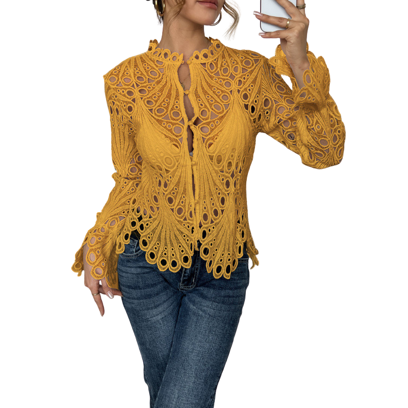 SARAH™ – Moderní Blůza s Výřezy