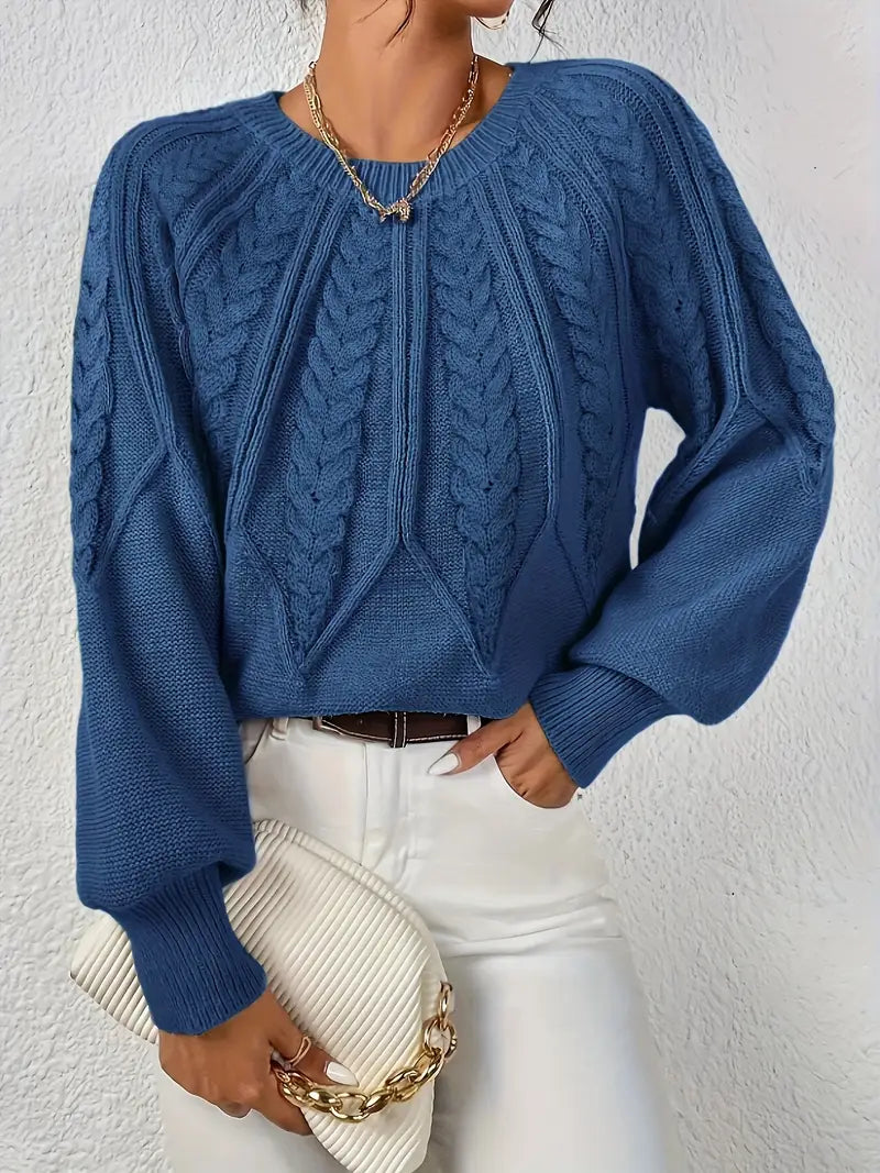 Özden - Elegantní Svetr s Dlouhým Rukávem