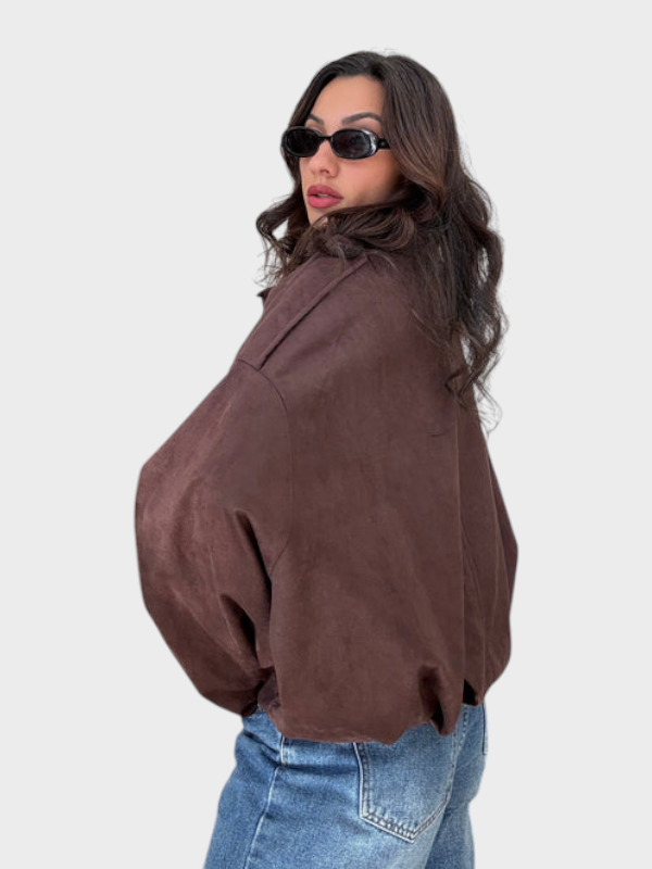 Vita | Suedová bomber bunda