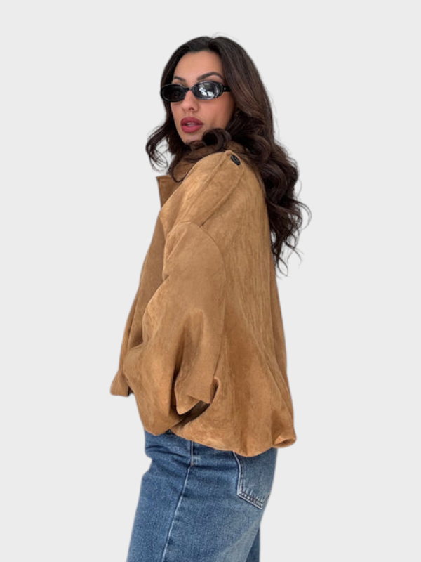 Vita | Suedová bomber bunda