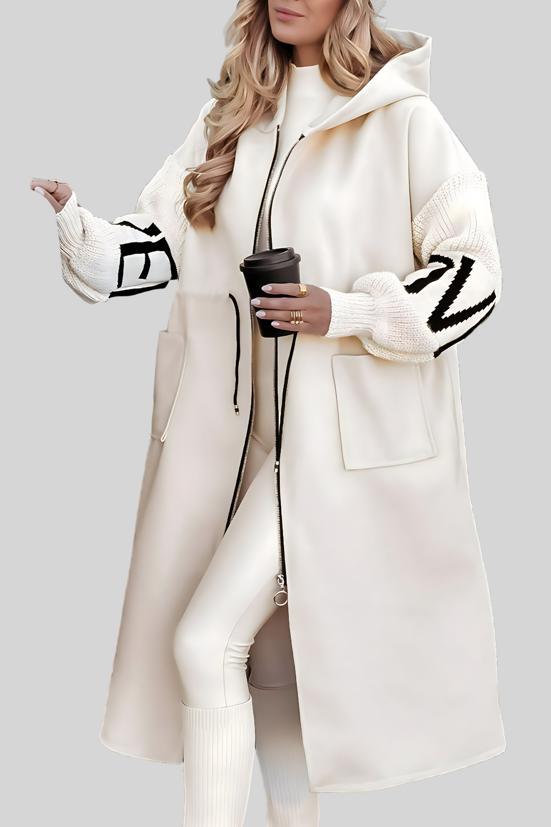 Rosana | Elegantní Bunda s Kapucí