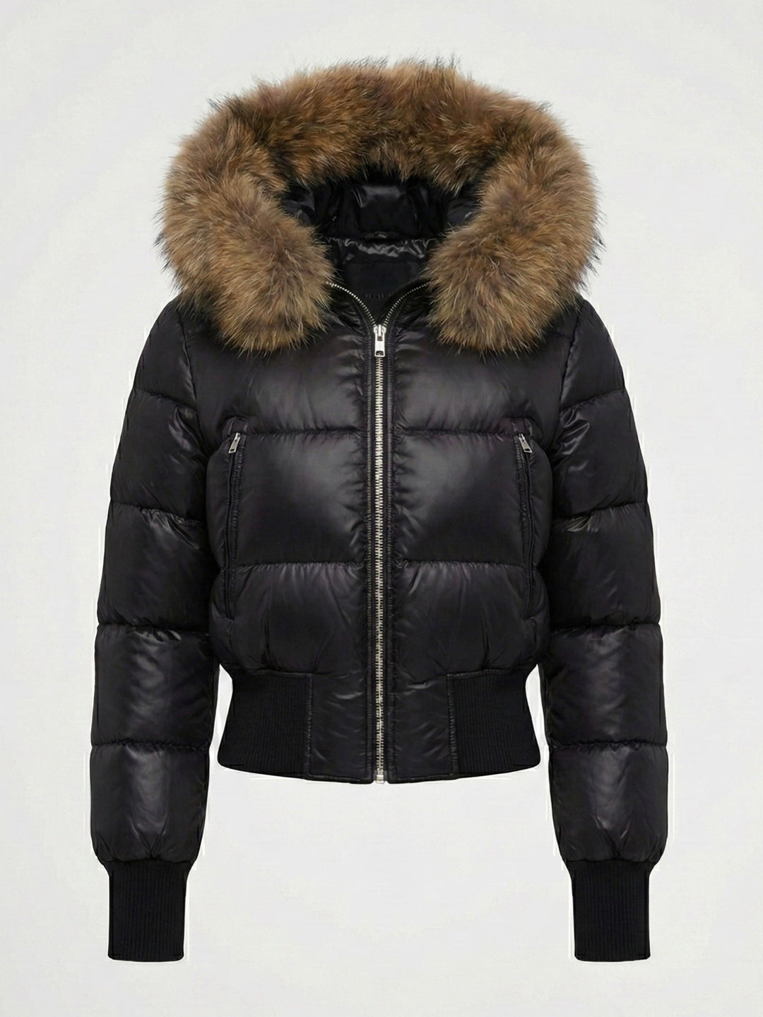 Savoy | Puffa bunda s kapucí a umělou kožešinou
