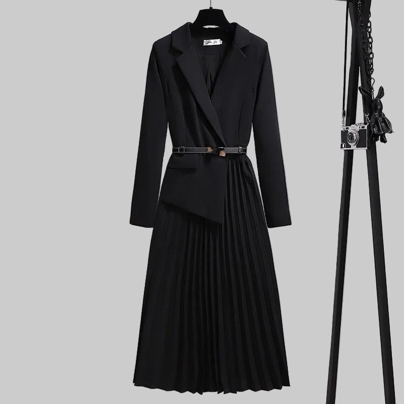 Nové Elegantní Plyšové Sakačkové Šaty