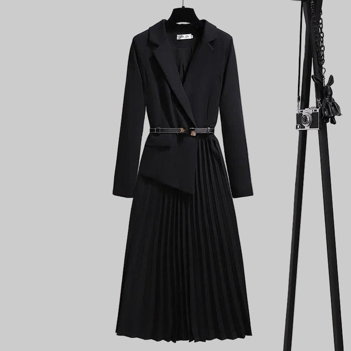 Nové Elegantní Plyšové Sakačkové Šaty