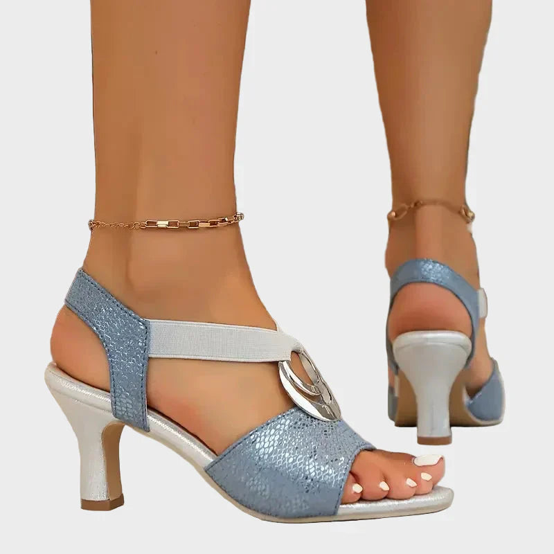 Liza | Ortopedické stylové sandály s vysokým podpatkem
