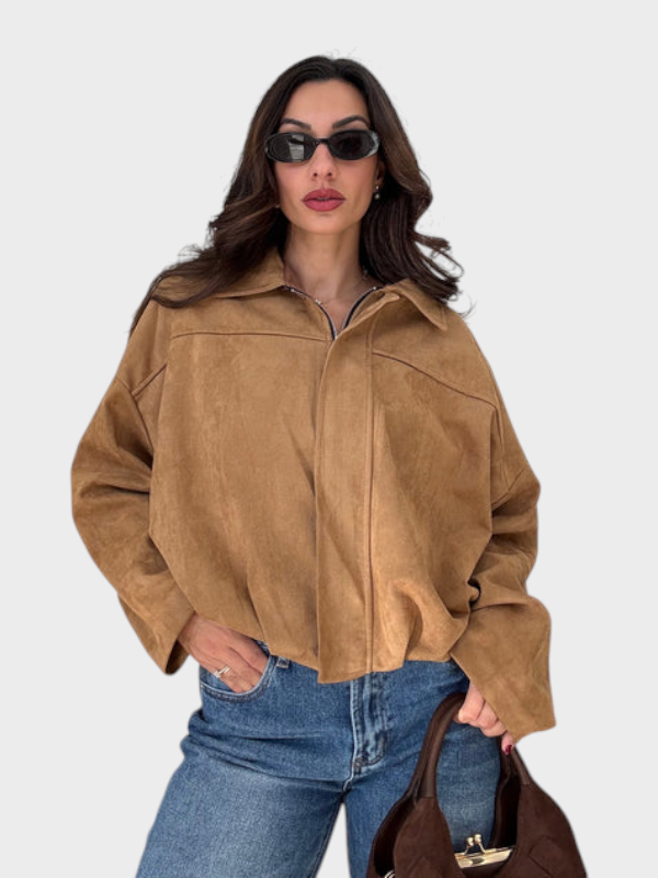 Vita | Suedová bomber bunda