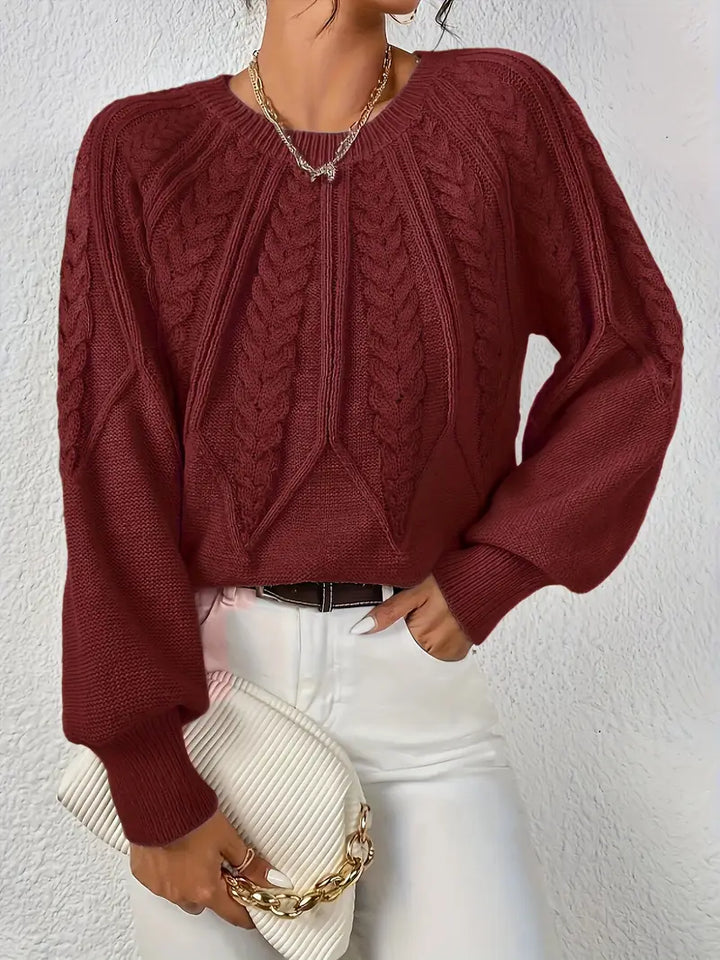 Özden - Elegantní Svetr s Dlouhým Rukávem