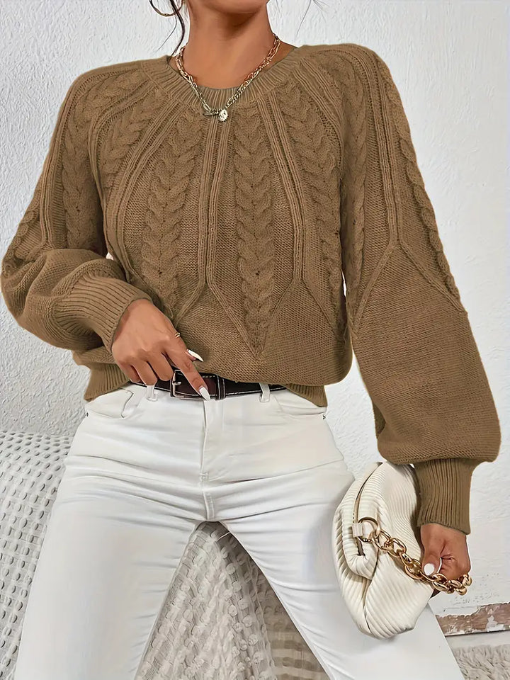 Özden - Elegantní Svetr s Dlouhým Rukávem
