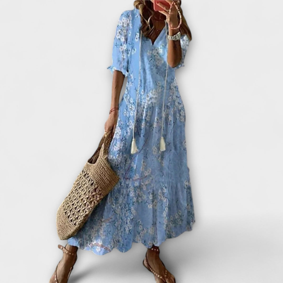 Anna — Boho letní šaty s volným střihem