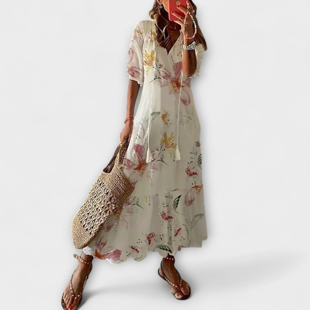 Anna — Boho letní šaty s volným střihem