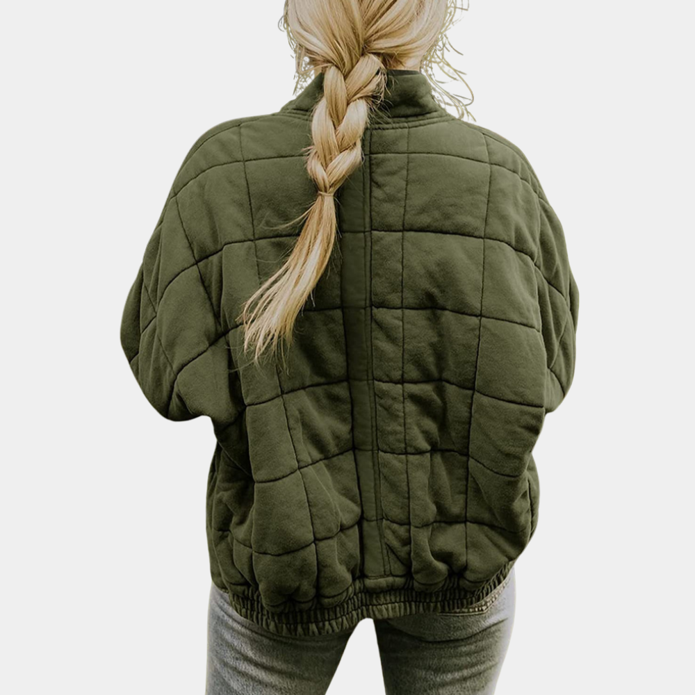 Elegantní a pohodlná prošívaná bunda