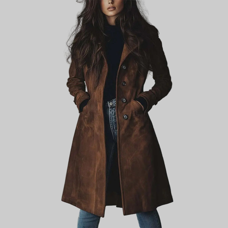 Valerie | Klasický elegantní dlouhý kabát