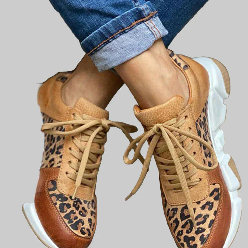 Crissa | comfortable sportovní boty s leopardím vzorem