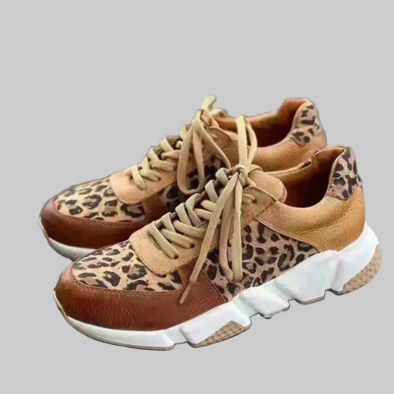Crissa | comfortable sportovní boty s leopardím vzorem