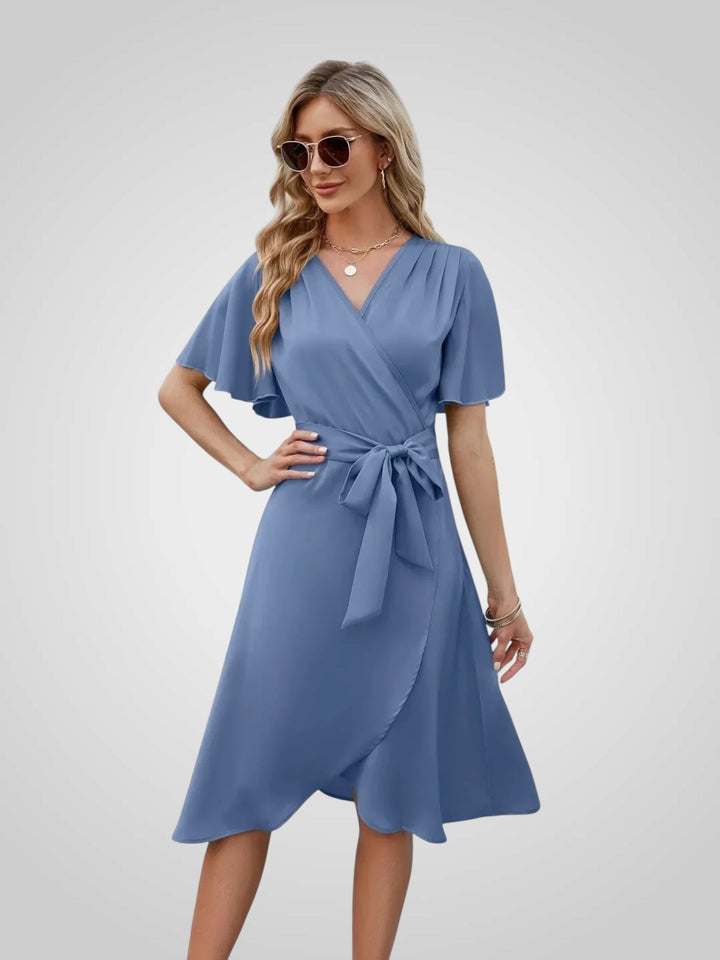Amada | Elegantní Dámské Šaty s Páskem