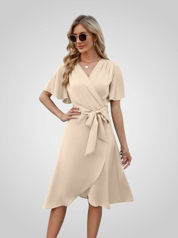 Amada | Elegantní Dámské Šaty s Páskem