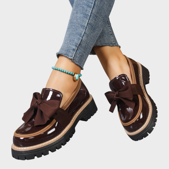 Monika | Komfortní dámské slip-on mokasíny s tlustou protiskluzovou podrážkou