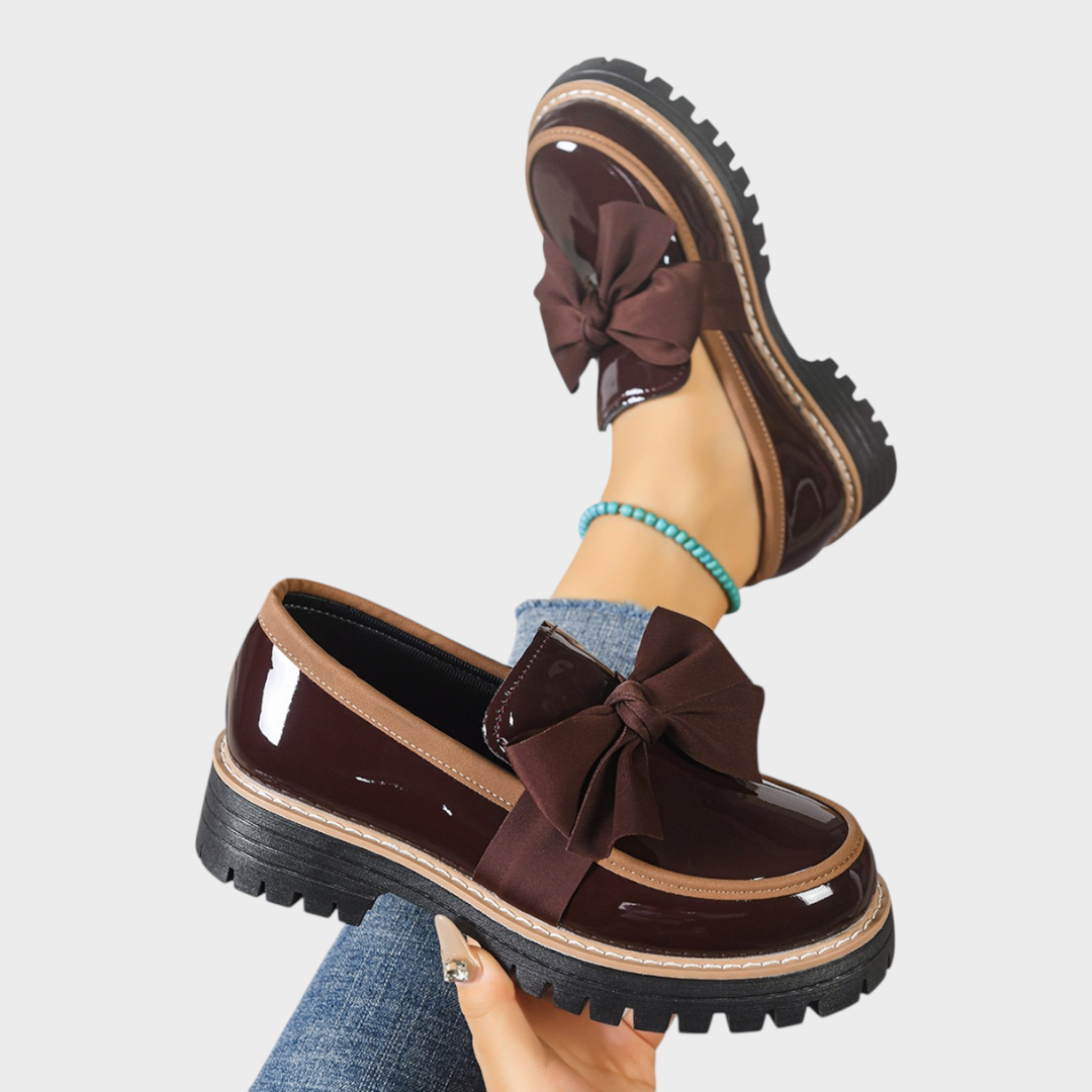 Monika | Komfortní dámské slip-on mokasíny s tlustou protiskluzovou podrážkou