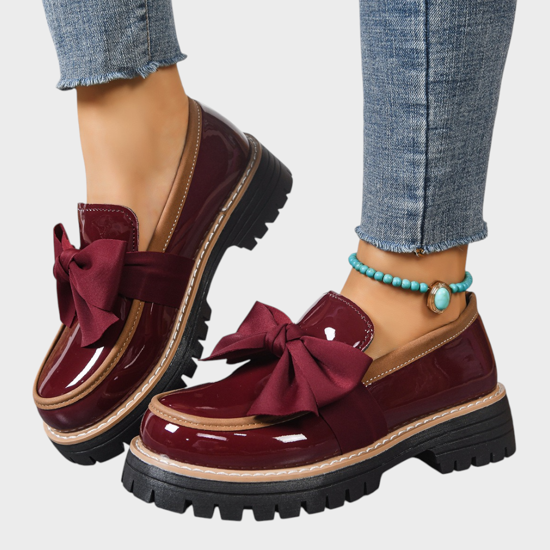 Monika | Komfortní dámské slip-on mokasíny s tlustou protiskluzovou podrážkou