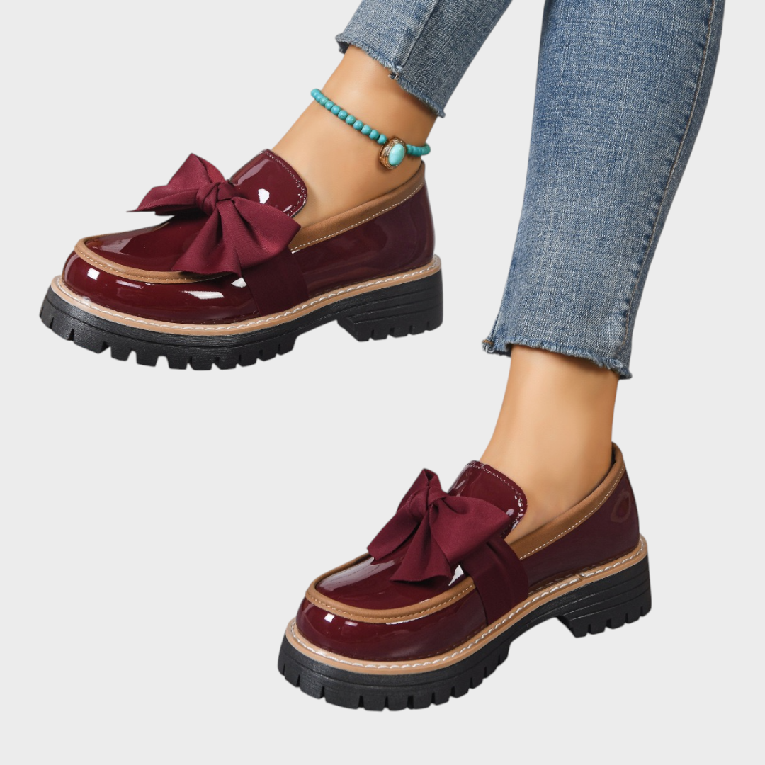 Monika | Komfortní dámské slip-on mokasíny s tlustou protiskluzovou podrážkou