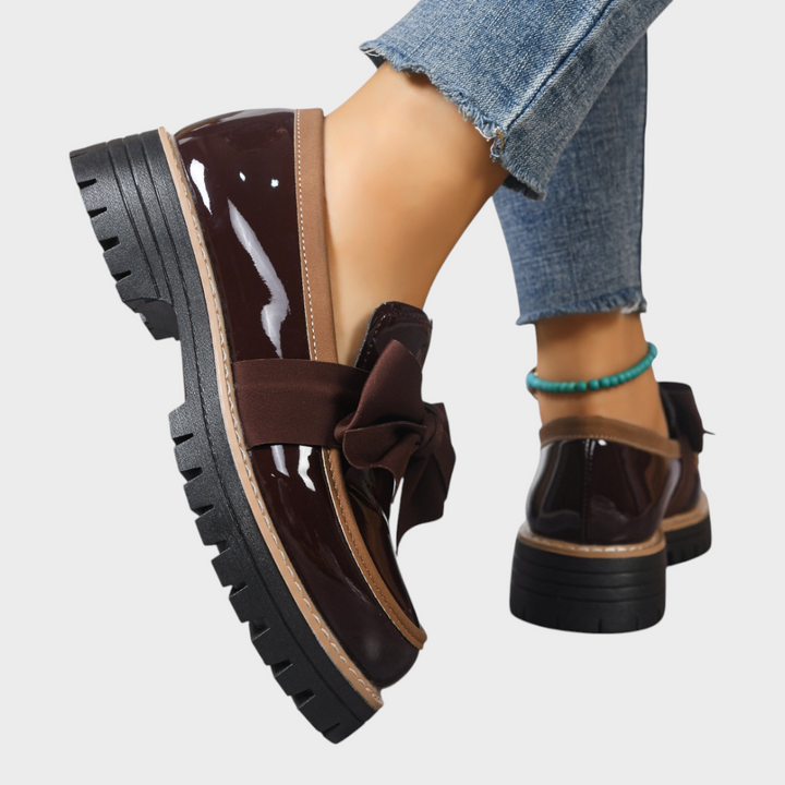 Monika | Komfortní dámské slip-on mokasíny s tlustou protiskluzovou podrážkou