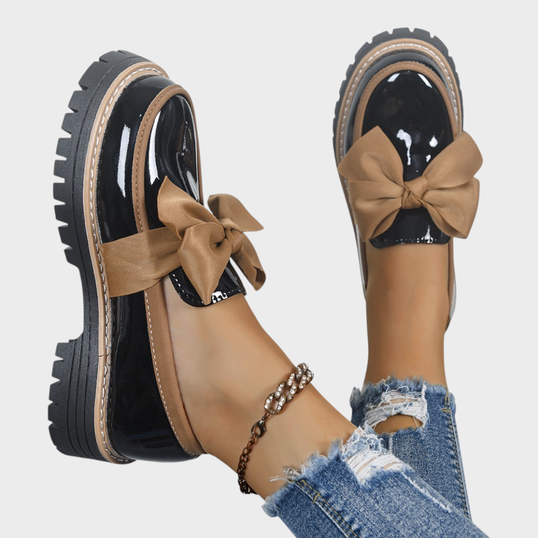 Monika | Komfortní dámské slip-on mokasíny s tlustou protiskluzovou podrážkou