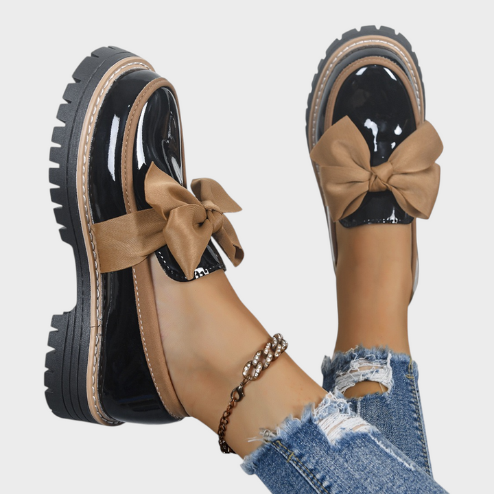 Monika | Komfortní dámské slip-on mokasíny s tlustou protiskluzovou podrážkou