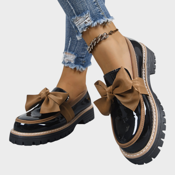 Monika | Komfortní dámské slip-on mokasíny s tlustou protiskluzovou podrážkou