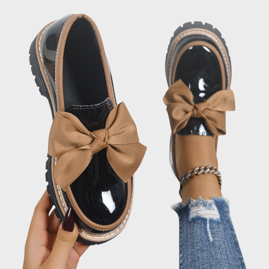 Monika | Komfortní dámské slip-on mokasíny s tlustou protiskluzovou podrážkou