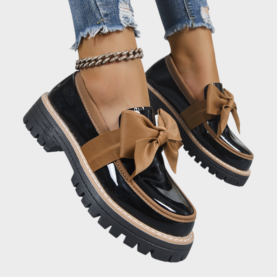 Monika | Komfortní dámské slip-on mokasíny s tlustou protiskluzovou podrážkou