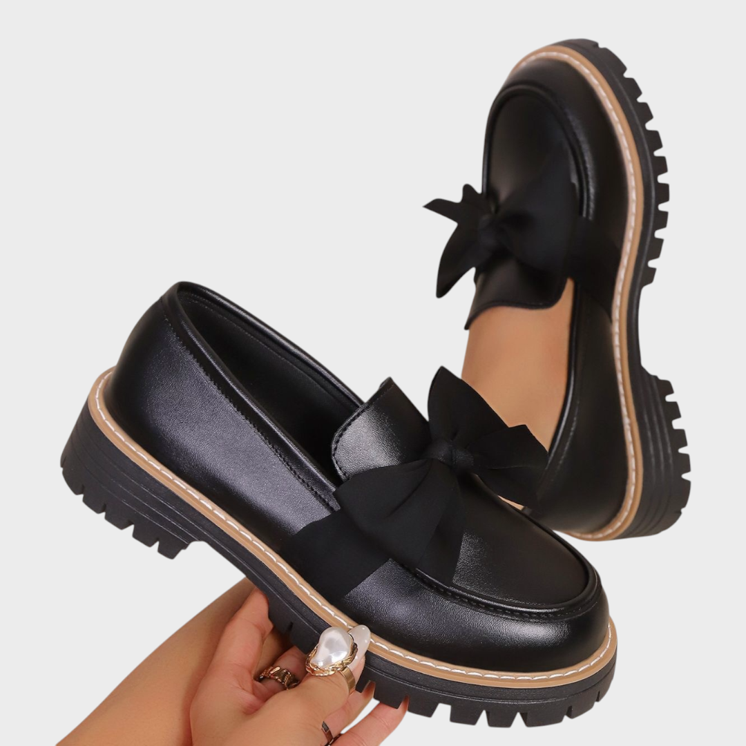 Monika | Komfortní dámské slip-on mokasíny s tlustou protiskluzovou podrážkou