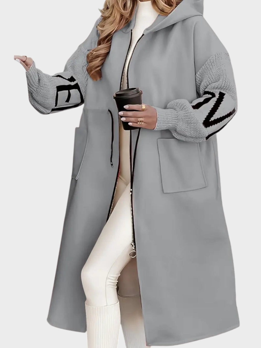Rosana | Elegantní Bunda s Kapucí