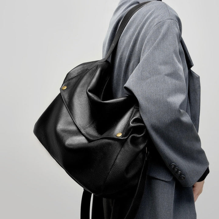 Adriani | Retro měkká taška z pravé kůže minimalistického stylu pro každodenní použití