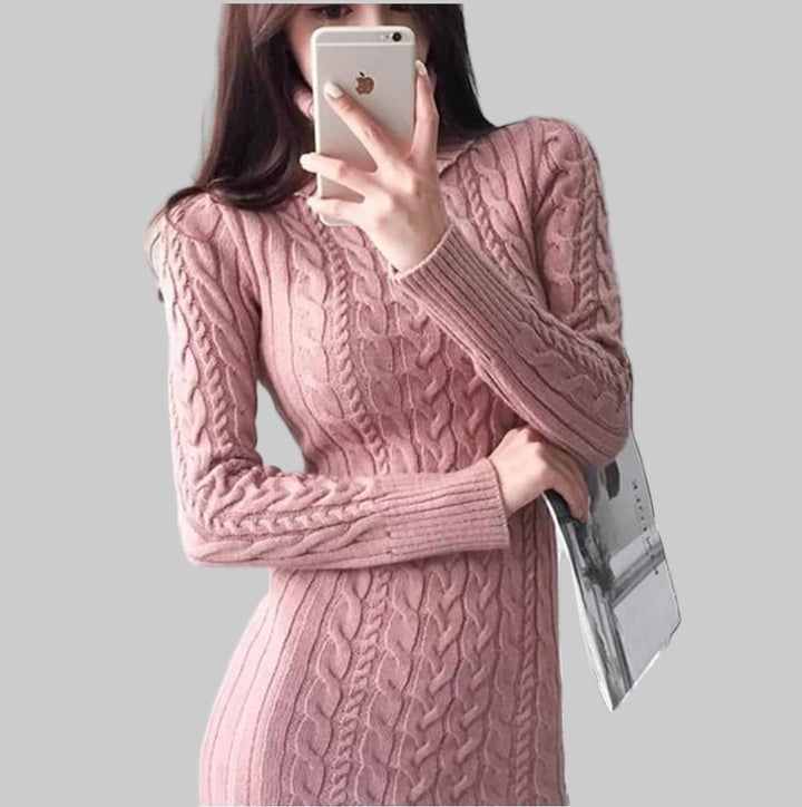 Bradshaw Luxusní Pletené Šaty