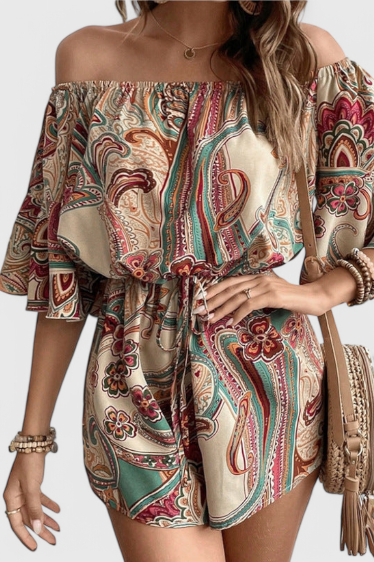 Paloma Boho overal s otevřenými ramenními částmi