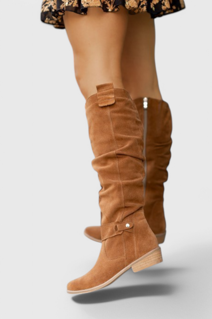 Celine Vysoké Boty Retro Stylu