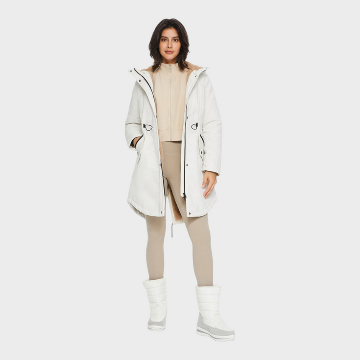 Eilish | Parka s fleecem a kapucí a kapsami