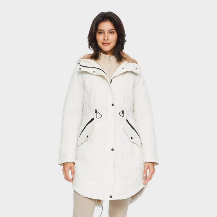 Eilish | Parka s fleecem a kapucí a kapsami